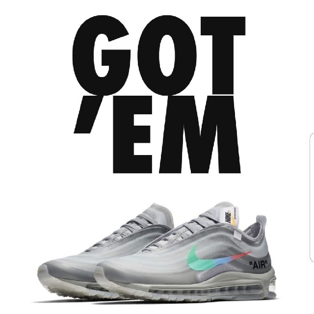 【お買得!】 - NIKE 【29cm】NIKE TEN THE MAX97 AIR OFF-WHITE スニーカー 【お買得!】 - NIKE 【29cm】NIKE TEN THE MAX97 AIR OFF-WHITE スニーカー
