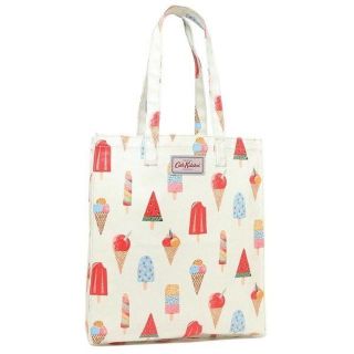 キャスキッドソン(Cath Kidston)の新品☆キャスキッドソン  アイスクリーム柄 トートバッグ  ブックバッグ(トートバッグ)