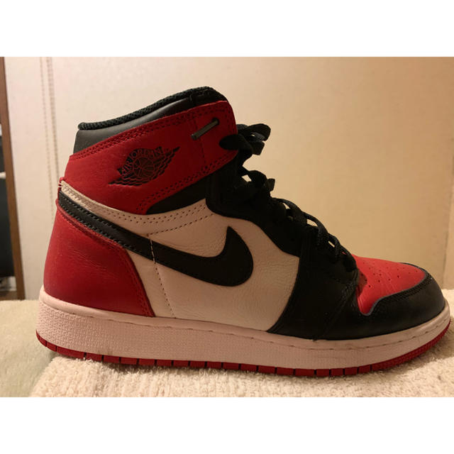 最終値下げair jordan1 bred toe