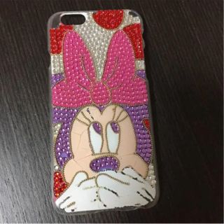 ディズニー(Disney)のディズニーストア 携帯カバー iPhoneケース iPhoneカバーミニーちゃん(iPhoneケース)