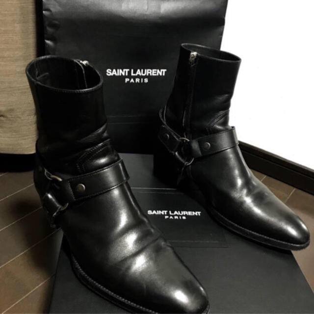 SAINT LAURENT PARIS リングブーツ サイズ41