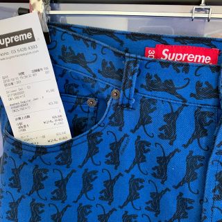 Supreme - supreme washed regular jeans panther 30の通販 by