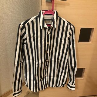 メゾンキツネ(MAISON KITSUNE')のMAISON KITSUNE メゾンキツネ  ストライプシャツ(シャツ/ブラウス(長袖/七分))