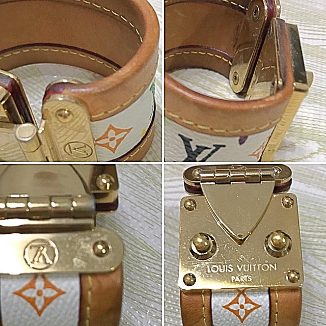 LOUIS VUITTON(ルイヴィトン)の【美品】ルイヴィトン マルチカラー バングル ブレスレット メンズのアクセサリー(バングル/リストバンド)の商品写真