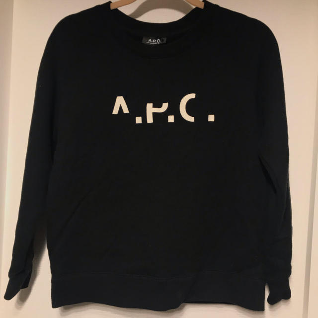 A.P.C. アーペーセー 刺繍ロゴ  トレーナー  スウェット　裏起毛