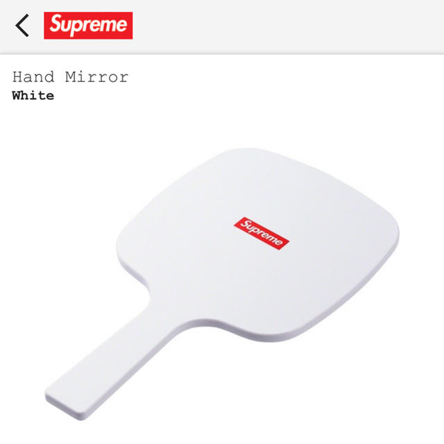 Supreme(シュプリーム)のSupreme 2018fw Hand Mirror katon様 専用 レディースのファッション小物(ミラー)の商品写真