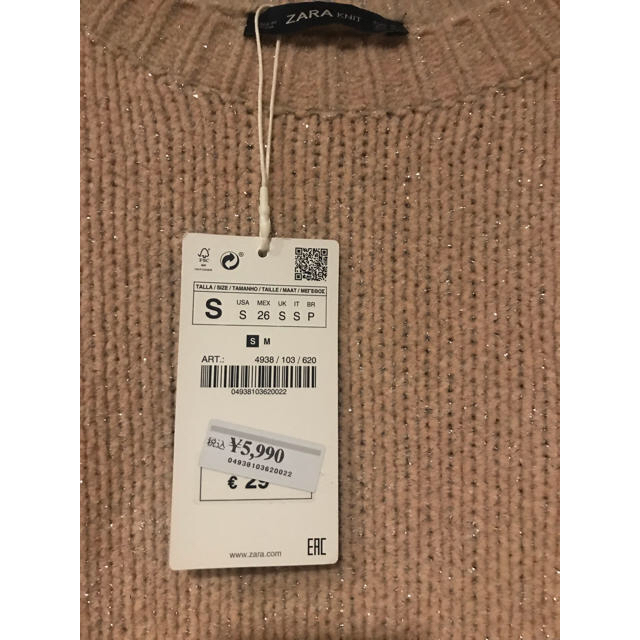 ZARA(ザラ)のZARA ラメニット ★未使用 レディースのトップス(ニット/セーター)の商品写真