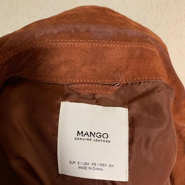 MANGO(マンゴ)のMANGO レザージャケット XS メンズのジャケット/アウター(レザージャケット)の商品写真