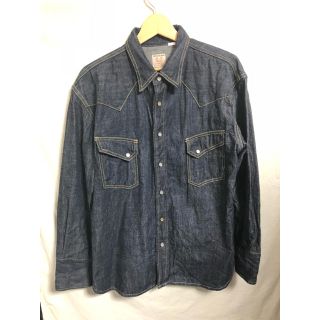 フラットヘッド(THE FLAT HEAD)のTHE FLAT HEAD/長袖デニムシャツ/サイズ44/インディゴ/美品(シャツ)