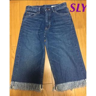 スライ(SLY)のSLY JEANS  デニム  ワイドパンツ（定価10789円）値下(デニム/ジーンズ)