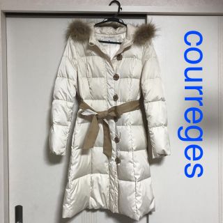 クレージュ(Courreges)のもとちゃん様専用です‼️ 新品同様❣️クレージュ   ダウンコート  ３８(ダウンコート)