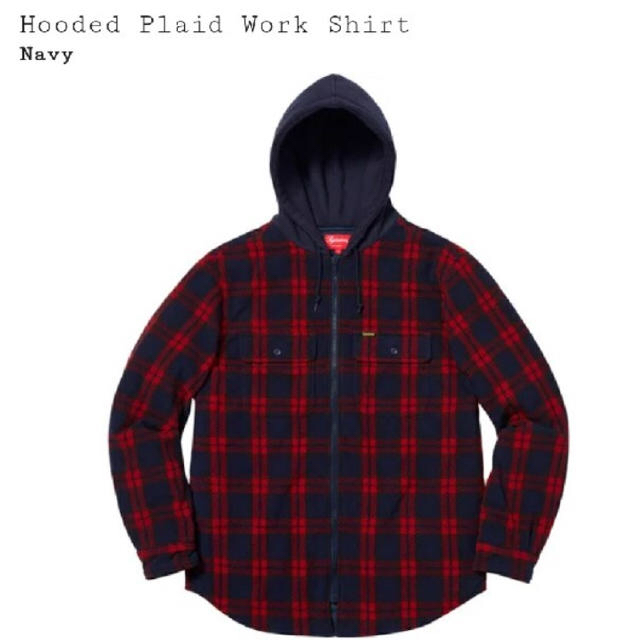 見事な work plaid hooded 18aw supreme - Supreme shirt L パーカー