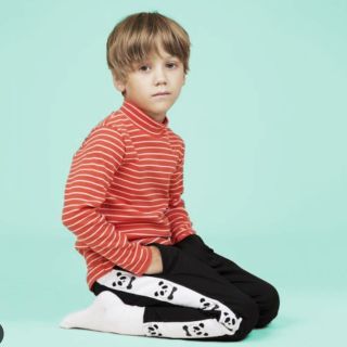 コドモビームス(こども ビームス)のMini rodini ミニロディーニ 19SS　パンダ　ジャージ　パンツ(パンツ/スパッツ)