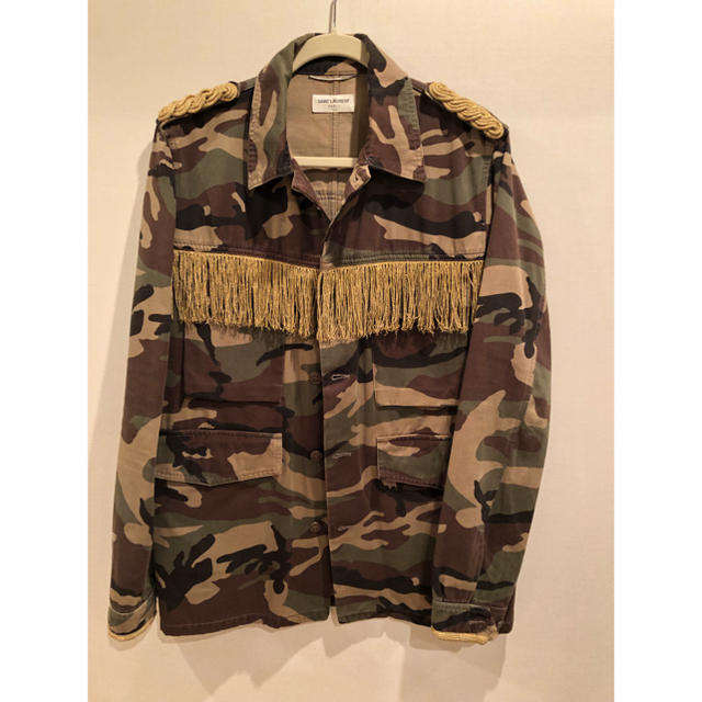 SAINT LAURENT - 本物 サンローラン 三代目 登坂着 迷彩 SAINT LAURENT - 本物 サンローラン 三代目 登坂着 迷彩