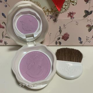 レメルヴェイユーズラデュレ(Les Merveilleuses LADUREE)の未使用 N16 パープル プレストチーク LADUREE(チーク)