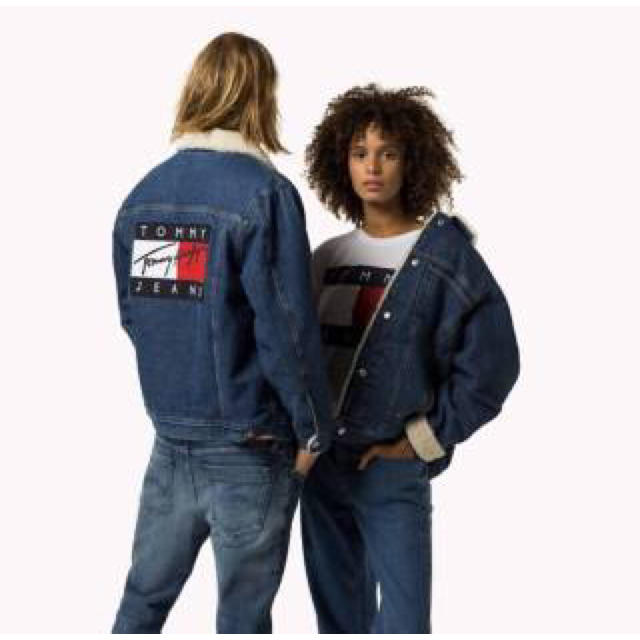 TOMMY HILFIGER - Tommy Jeans ボア デニムジャケット