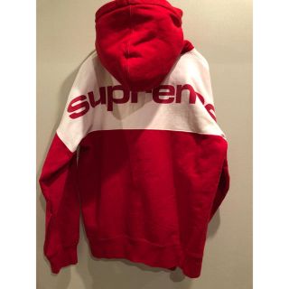 シュプリーム(Supreme)の本物 supreme  Blocked ロゴ  パーカー 新品 L レッド(パーカー)