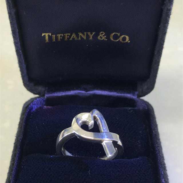 Tiffany & Co.(ティファニー)のTIFFANY ラヴィングハート リング 8号 レディースのアクセサリー(リング(指輪))の商品写真