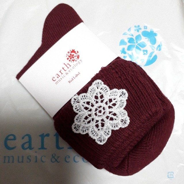 earth music & ecology(アースミュージックアンドエコロジー)の【新品】ポイントレースソックス/earth music&ecology レディースのレッグウェア(ソックス)の商品写真