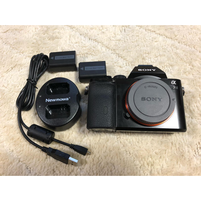 SONY ミラーレス一眼  α7    予備バッテリー付き