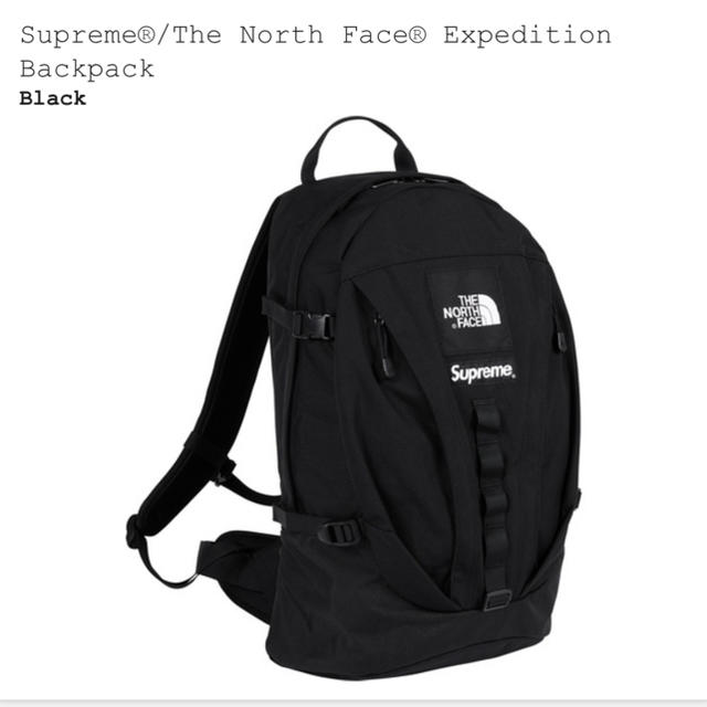 supreme THE NORTH FACE backpack 黒