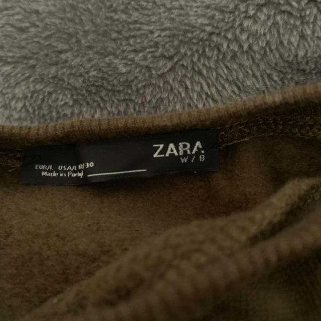 ZARA(ザラ)のZARA レース付きスウェットワンピ レディースのワンピース(ひざ丈ワンピース)の商品写真