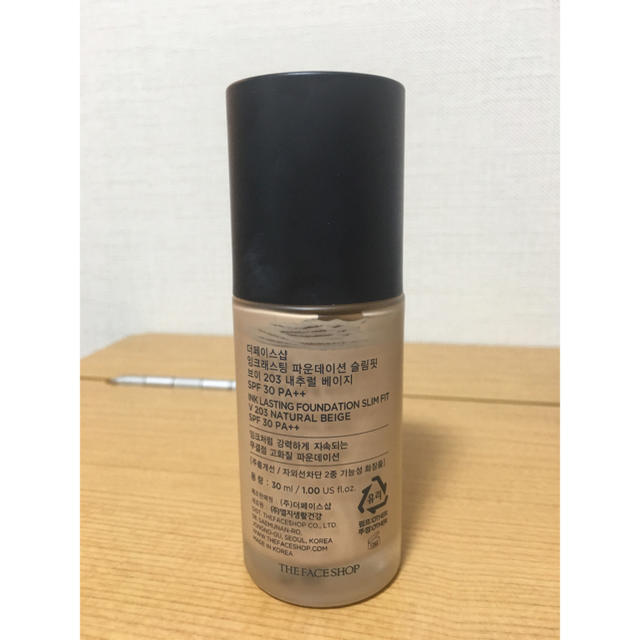 THE FACE SHOP(ザフェイスショップ)のTHE FACE SHOP Ink Lasting Foundation コスメ/美容のベースメイク/化粧品(ファンデーション)の商品写真