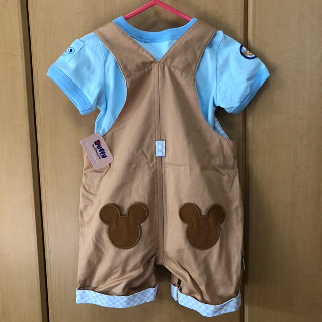 Disney(ディズニー)の新品未使用タグ付き♡香港 ディズニー ダッフィー サロペット キッズ/ベビー/マタニティのベビー服(~85cm)(パンツ)の商品写真