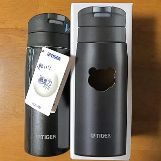 タイガー(TIGER)のタイガー ステンレスミニボトル ３５０ml（ランプブラック）(水筒)