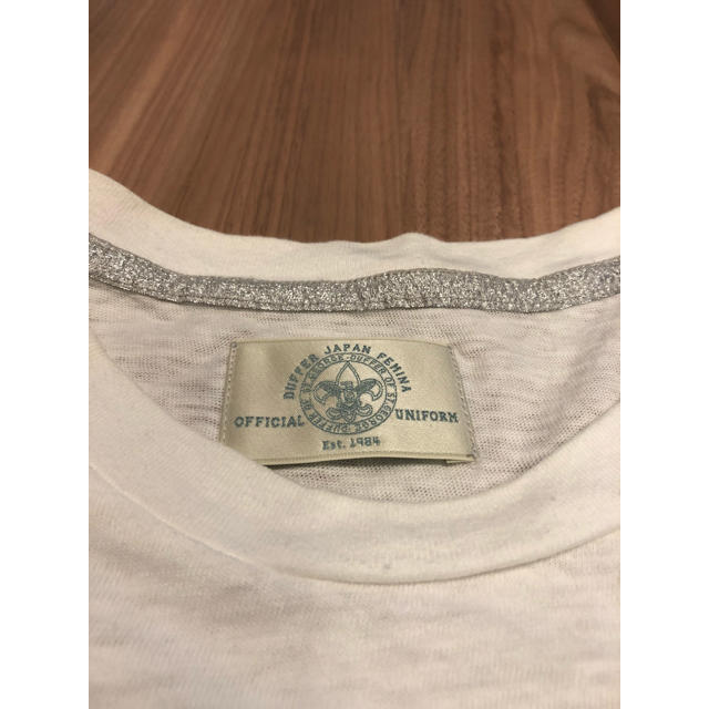 The DUFFER of ST.GEORGE(ザダファーオブセントジョージ)のダファー 白Tシャツ レディースのトップス(Tシャツ(半袖/袖なし))の商品写真