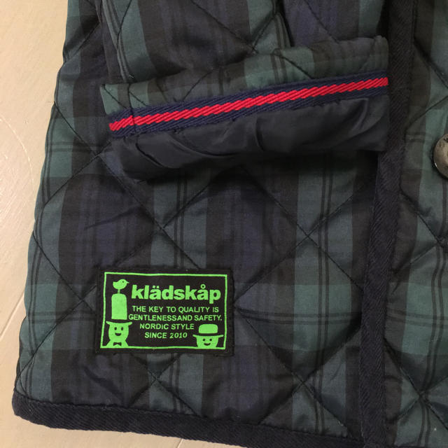 kladskap(クレードスコープ)の♡美品♡kladskap クレードスコープ 120 アウター チェック コート キッズ/ベビー/マタニティのキッズ服男の子用(90cm~)(ジャケット/上着)の商品写真