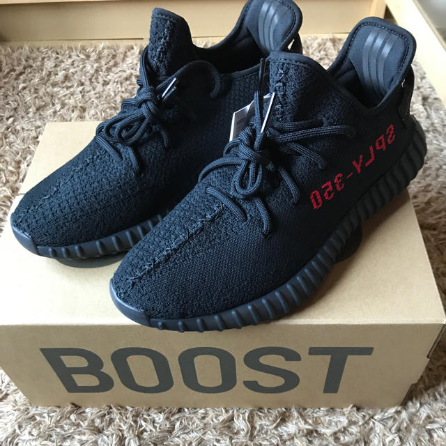 adidas yeezyboost 350v2 bred 新品未使用