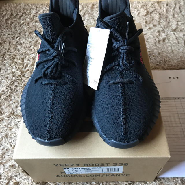 adidas yeezyboost 350v2 bred 新品未使用