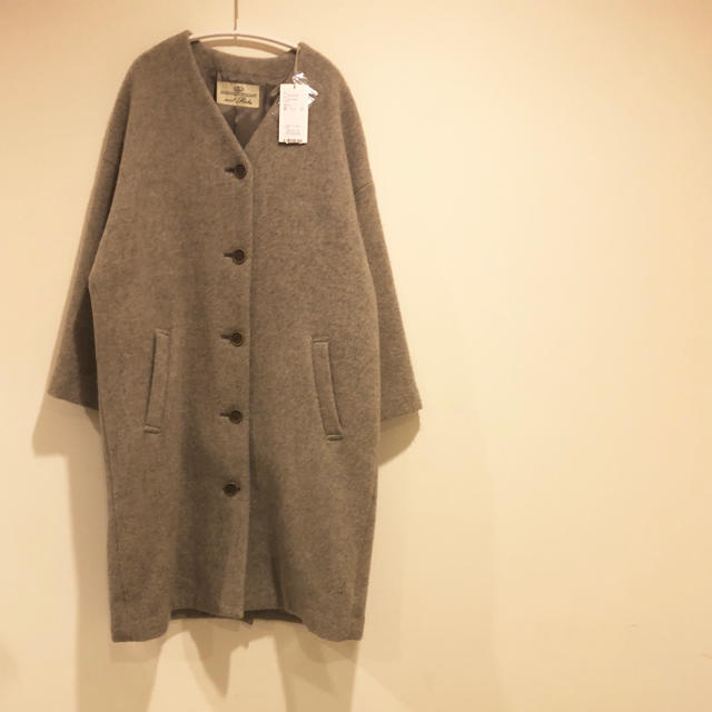 nest Robe - ネストローブ シェットランドモッサーノーカラーコート の