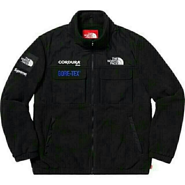 supreme tnf expedition fleece jacket