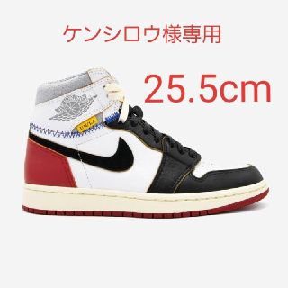 ナイキ(NIKE)のUNION×AIR JORDAN1 HIGH OG NRG  25.5cm(スニーカー)