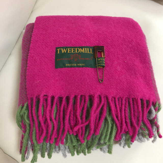 TWEEDMILL(ツイードミル)の[ツイードミル] ブランケット タータンチェック  レディースのファッション小物(マフラー/ショール)の商品写真