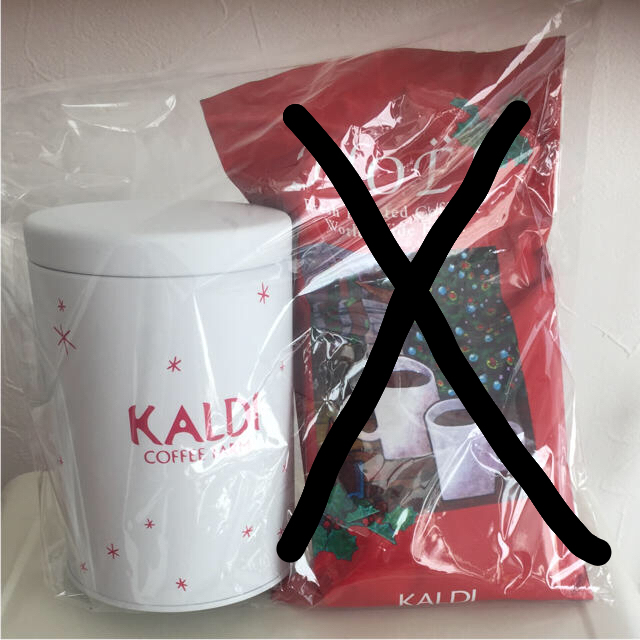 KALDI(カルディ)の季節限定品◎カルディ キャニスター缶 インテリア/住まい/日用品のキッチン/食器(容器)の商品写真