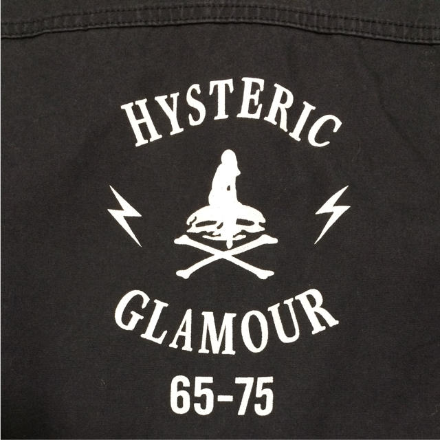 HYSTERIC GLAMOUR(ヒステリックグラマー)のヒステリックグラマー ミリタリージャケット 黒 S キムタク着 HERO 私物  メンズのジャケット/アウター(ミリタリージャケット)の商品写真