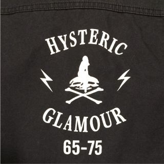 ヒステリックグラマー(HYSTERIC GLAMOUR)のヒステリックグラマー ミリタリージャケット 黒 S キムタク着 HERO 私物 (ミリタリージャケット)