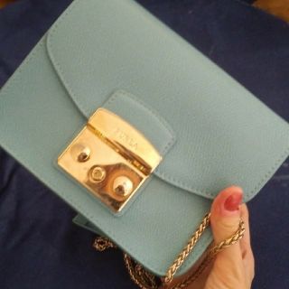 フルラ(Furla)の最安値！FURLA　メトロポリス　水色(ショルダーバッグ)