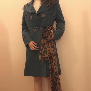 ロキエ(Lochie)の専用です corduroy coat 8000円値下げしました(ロングコート)