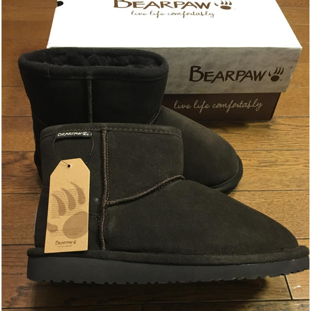 BEARPAW Demi Lite 7サイズ 24cm 新品 Chocolate