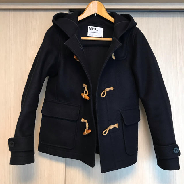 MHL. エムエイチエル ダッフルコート 3(L位) 紺 www.camfly.co.za