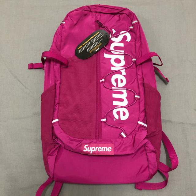 Supreme(シュプリーム)のSUPREME 17SS BACK PACK PINK メンズのバッグ(バッグパック/リュック)の商品写真