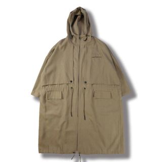 ドゥルカマラ(Dulcamara)のDulcamara よそいきBIGフラップロングCT(KHAKI BEIGE)(ステンカラーコート)