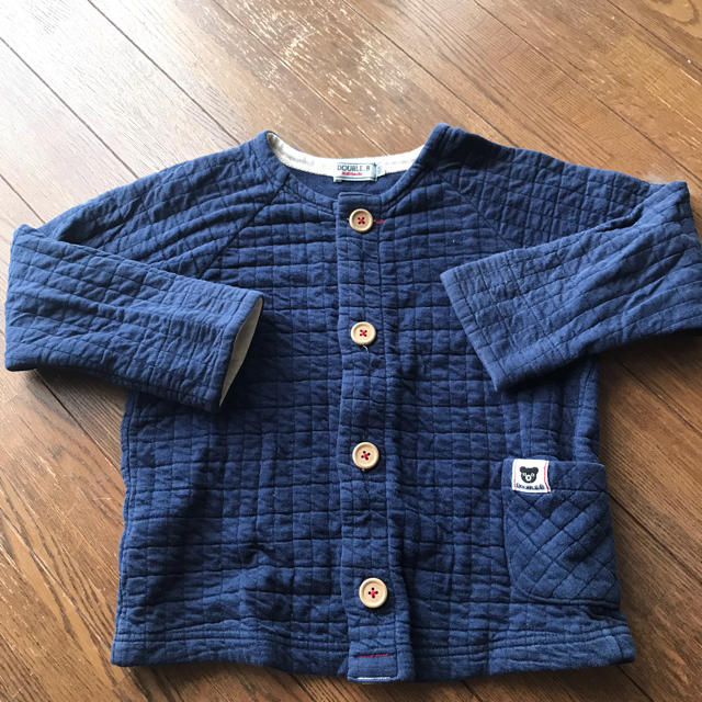 DOUBLE.B(ダブルビー)のDOUBLE．Ｂ100cm キッズ/ベビー/マタニティのキッズ服男の子用(90cm~)(カーディガン)の商品写真