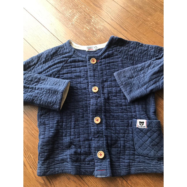 DOUBLE.B(ダブルビー)のDOUBLE．Ｂ100cm キッズ/ベビー/マタニティのキッズ服男の子用(90cm~)(カーディガン)の商品写真