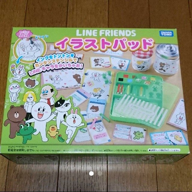 イラストパッド  LINEFRIENDS エンタメ/ホビーのおもちゃ/ぬいぐるみ(キャラクターグッズ)の商品写真