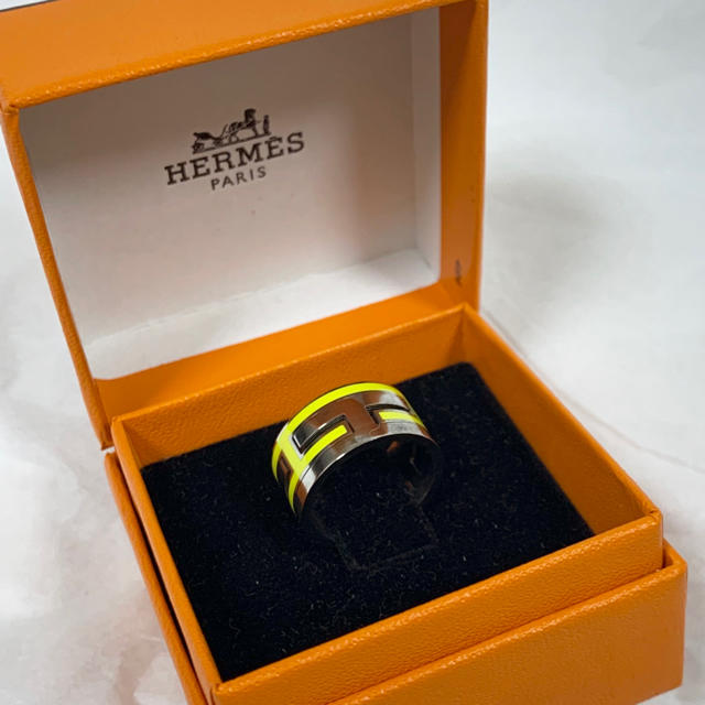 Hermes(エルメス)の新品‼️HERMES エルメス ムーブアッシュ リング 指輪 シルバー イエロー レディースのアクセサリー(リング(指輪))の商品写真